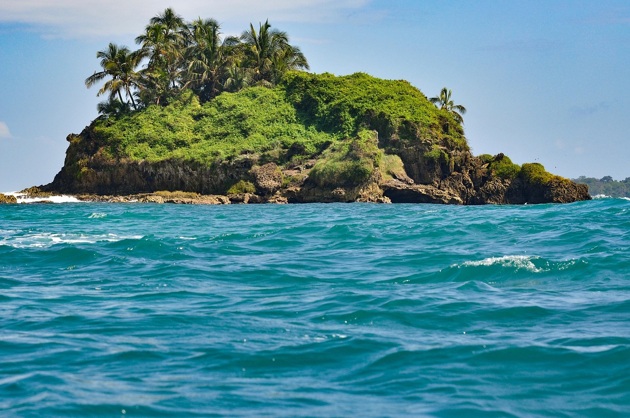panama, small island, nature, sea, island, caribbean, bocas del toro